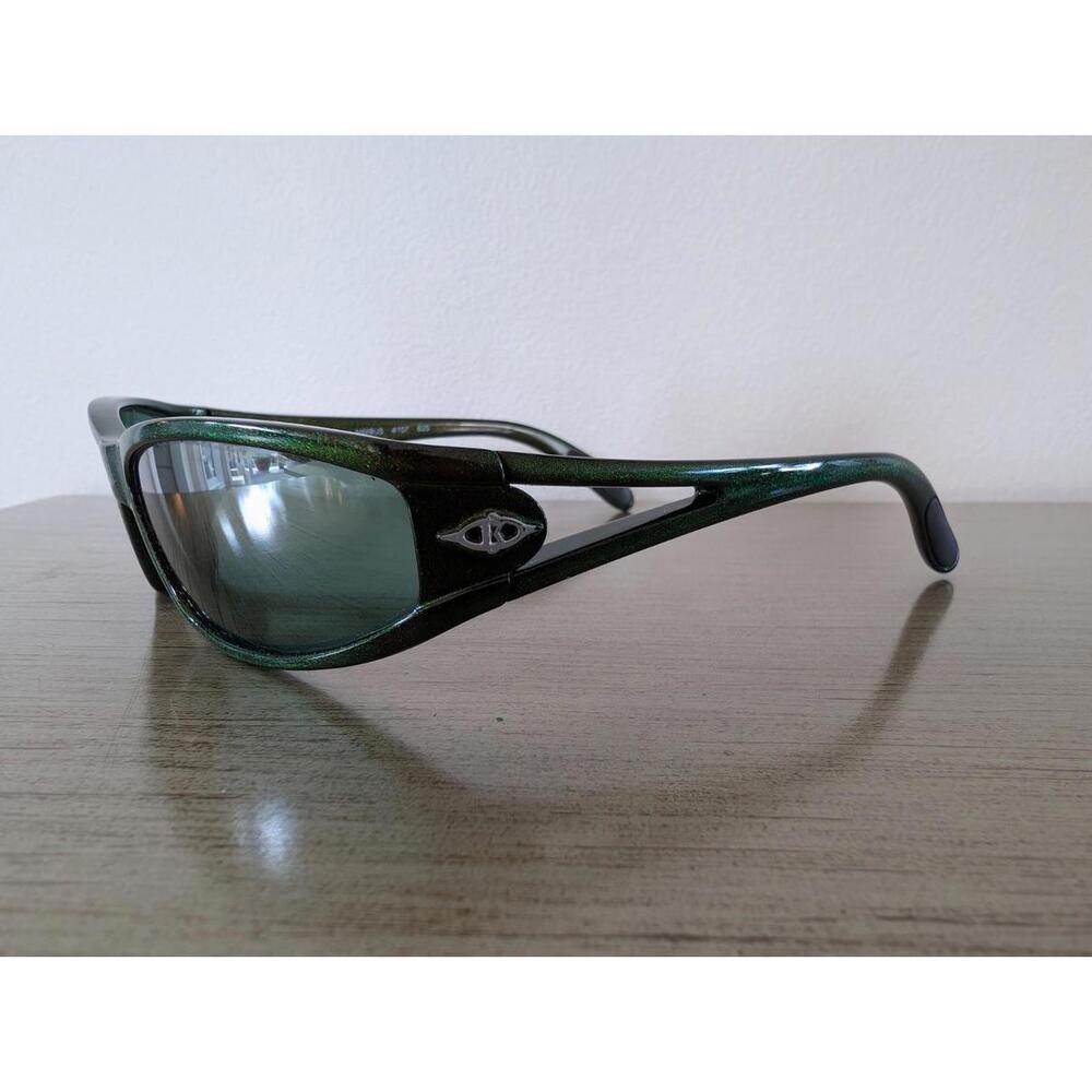Killer Loop Nimbus Sunglasses Green Glitter Made In Italy - Picture 3 of 7